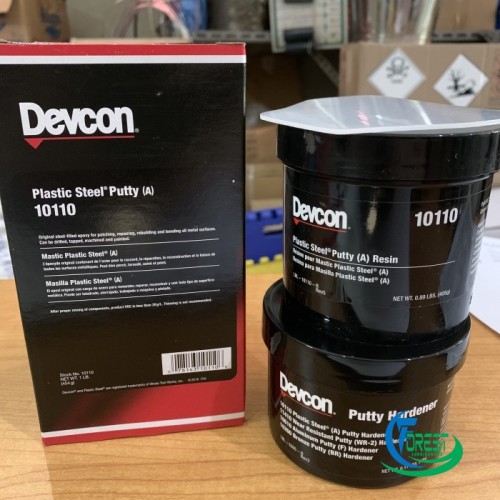 Mát tít kim loại Devcon 10110 Plastic Steel Putty 454g