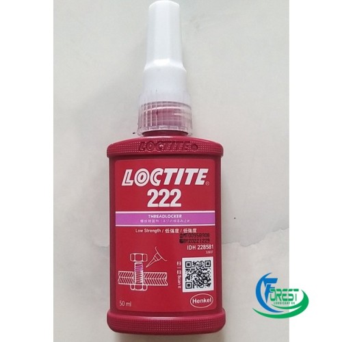 Keo dán Loctite 222 Low Strength Threadlocker 50ml