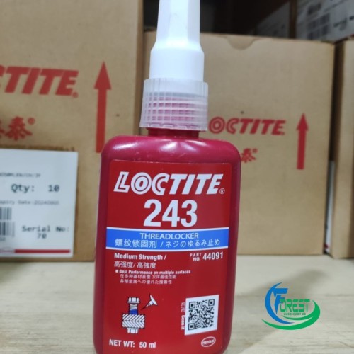 Keo khóa ren Loctite 243 Threadlocker Medium Strength 50ml