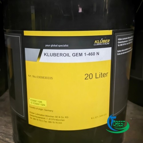 Dầu bánh răng Kluberoil GEM 1-460 N Gear Oil 20L