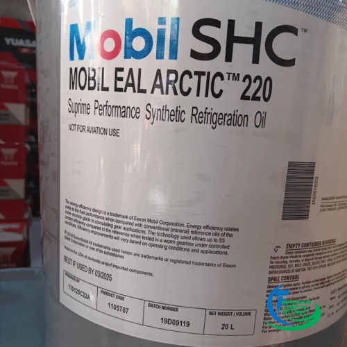 Dầu nhờn Mobil EAL Arctic 220 Refrigeration Oil 20L