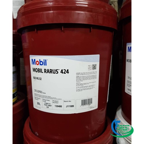 Dầu máy nén khí Mobil Rarus 424 ISO VG 32 20L