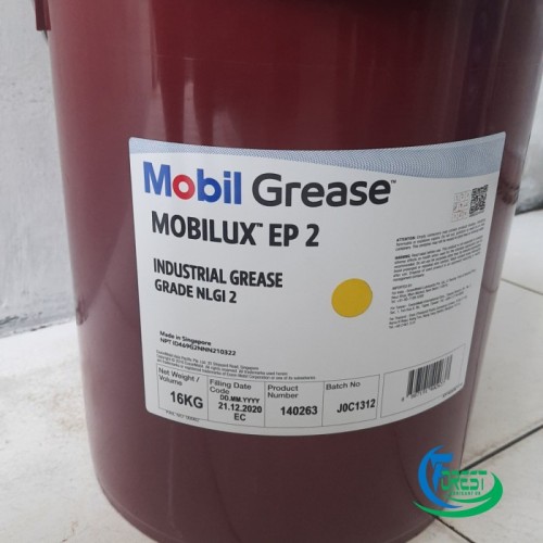 Mỡ bôi trơn Mobilux EP2 Multipurpose Grease 16kg