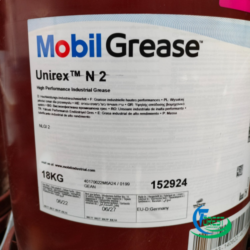 Mỡ chịu nhiệt Mobil Unirex N 2 Bearing Oil 18kg