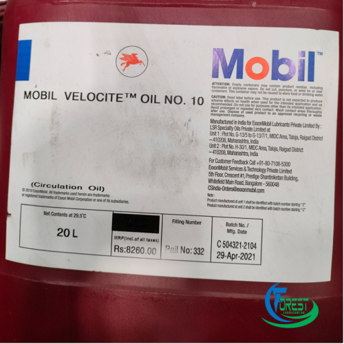 Dầu nhờn Mobil Velocite Oil No 10 20L